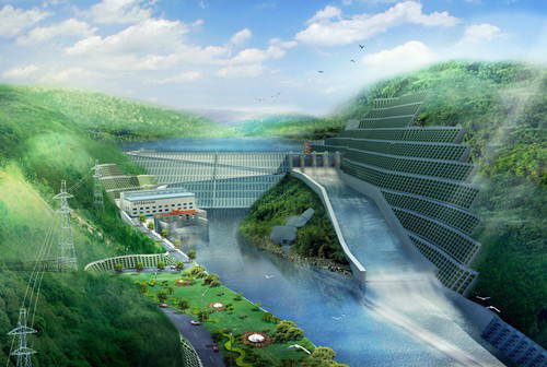 金沙老挝南塔河1号水电站项目